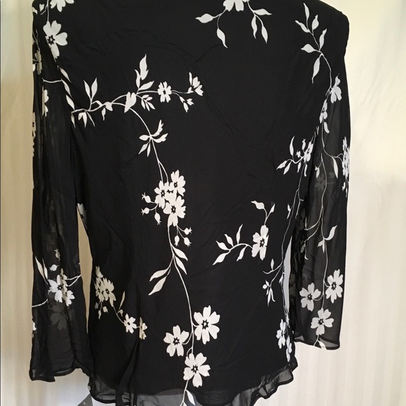 Donna Rico 2 Pc Pantsuit NEW Sz 14 Black/White - Picture 3 of 8